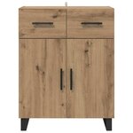 vidaXL Buffet Chêne artisanal 69 5 x 34 x 90 cm Bois d'ingénierie