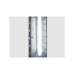 Table réfrigérée positive vitrée profondeur 625 - 4 portes avec dosseret - cool head - r290a - acier inoxydable4485vitrée 2250x625x