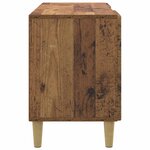 vidaXL Meuble TV Bois ancien 102 x 34 5 x 50 cm Bois d'ingénierie