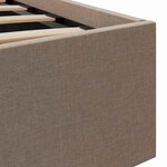 vidaXL Cadre de lit à rangement hydraulique sans matelas 120x200 cm