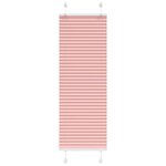 vidaXL Store plissé rose 40x100 cm largeur du tissu 39 4 cm polyester
