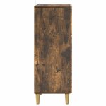 vidaXL Armoire à tiroirs Chêne fumé 33 x 34 5 x 90 cm