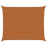 vidaXL Voile d'ombre Orange et marron 4 x 5 m 100   polyester Oxford