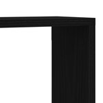 Armoire murale en chêne noir vidaXL 76x15x53 cm en bois d'ingénierie