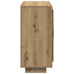 vidaXL Buffet chêne artisanal 92x35x75 cm bois d'ingénierie