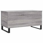 vidaXL Table basse Sonoma gris 90x44 5x45 cm Bois d'ingénierie