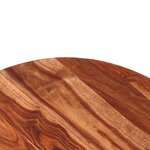 Vidaxl table de salle à manger bois massif de sesham 120 x 77 cm