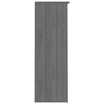 vidaXL Dessus de buffet HAMAR Gris foncé 85x35x100 cm Bois de pin