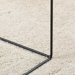 vidaXL Tapis OVIEDO à poils courts beige 120x120 cm