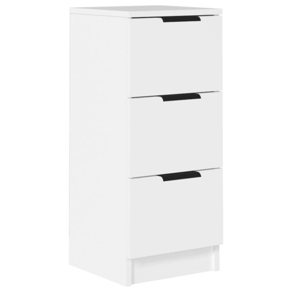 vidaXL Buffet Blanc 30x30x70 cm Bois d'ingénierie