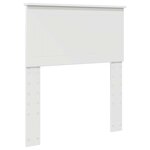 vidaXL Tête de lit Blanc 75 cm Bois d'ingénierie