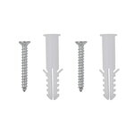 vidaXL Miroirs muraux 2 Pièces 70 cm Rond Verre