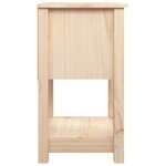 vidaXL Tables de chevet 2 Pièces 40x35x61 5 cm Bois de pin massif