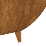 vidaXL Foyer 50x50x37 cm acier corten