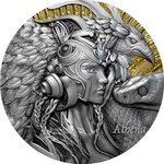 Pièce de monnaie en Argent 2000 Francs g 62.2 (2 oz) Millésime 2025 Greek Mythology Cameroon ATHENA