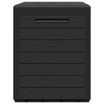 vidaXL Boîte de rangement de jardin Anthracite 78x44x55 cm