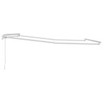 vidaXL Auvent Blanc 4 5 × 3 m Métal