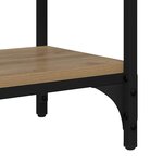 vidaXL Table console avec tiroir Chêne artisanal 100 x 39 x 78 5 cm