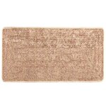 vidaXL Coureur de Tapis MARSA Jaune 80 x 100 cm Polyester et PVC