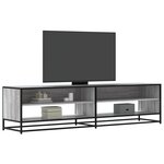 vidaXL Meuble TV sonoma gris 180 5x40x46 cm bois d'ingénierie