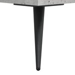 vidaXL Armoire à chaussures gris béton 30x35x105 cm bois d'ingénierie