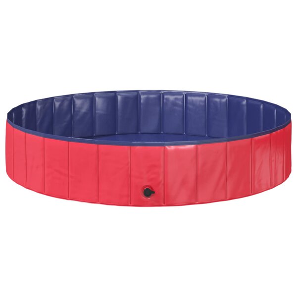 vidaXL Piscine pour enfants Rouge et bleu Ø 160 x 30 cm