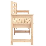 vidaXL Banc de jardin 159 5x48x91 5 cm bois massif de pin