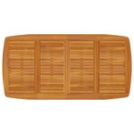 vidaXL Ensemble à manger de jardin 9 Pièces Bois d'acacia solide