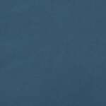 vidaXL Têtes de lit 2 Pièces Bleu foncé 100x5x78/88 cm Velours