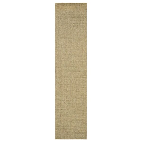 vidaXL Tapis Sisal naturel 80x350 cm Vert