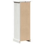 vidaXL Cabinet de salle de bain VIGO Blanc 37 x 34 x 110 cm