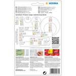 Etiquettes multi-usage ronde 32 mm, blanc pack de 480 herma