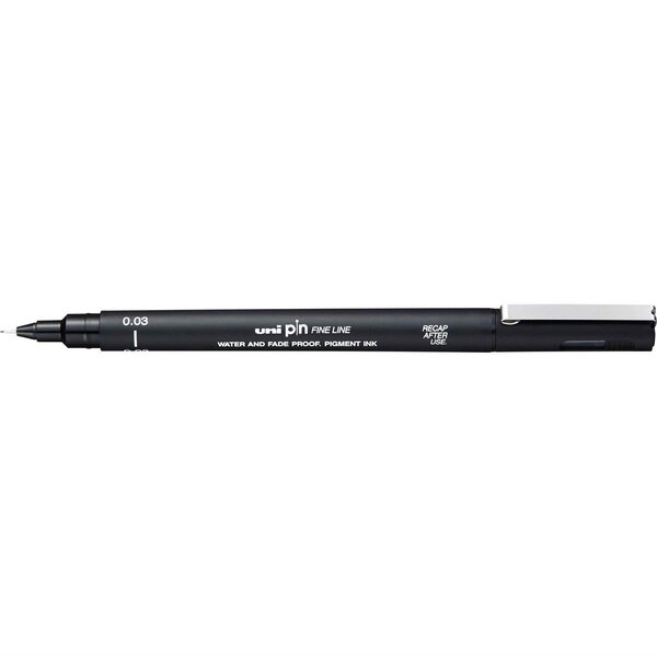Feutre technique PIN 003200 N Pointe 0 03 mm Noir UNI-BALL