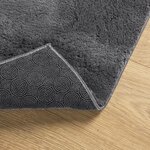 vidaXL Tapis HUARTE à poils courts doux lavable anthracite 120x170 cm