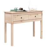 vidaXL Table console 100x35x75 cm Bois massif de pin