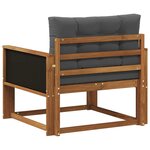 vidaXL Sofa de milieu extérieur Bois d'Acacia Massif Naturel