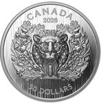 Pièce de monnaie en Argent 50 Dollars g 68 Millésime 2026 HERALDIC LION