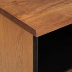 vidaXL Cabinet de chevet Marron 40 x 33 x 46 cm Bois de mangue massif