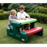 Table de pique-nique  junior little tikes vert et orange