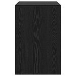 vidaXL Bureau chêne noir 80x50x76 cm en bois d'ingénierie