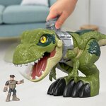 Fisher-price imaginext jurassic world redoutable t-rex méga mâchoire - 3 ans et +