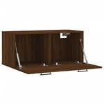 vidaXL Armoire murale chêne marron 80x36 5x35 cm bois d'ingénierie