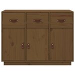 vidaXL Buffet Marron miel 100x40x75 cm Bois massif de pin