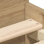 vidaXL Cadre de lit sans matelas chêne artisanal 90x200 cm