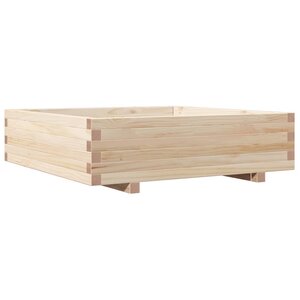 vidaXL Jardinière 90x90x26 5 cm bois de pin massif