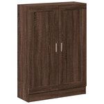 vidaXL Bibliothèque chêne marron 82 5x30 5x115 cm bois d'ingénierie