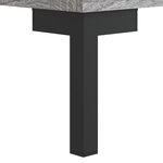 vidaXL Buffet sonoma gris 69 5x34x90 cm bois d'ingénierie