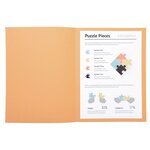 Paquet 100 chemises Jura 160 Bulle Saumon EXACOMPTA