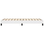 vidaXL Cadre de lit Blanc 90x200 cm Similicuir