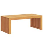 vidaXL Table Basse de Jardin 90x45x35 cm Bois Massif Acacia